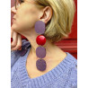 GIRAFE Violet rouge - Francine BRAMLI Paris