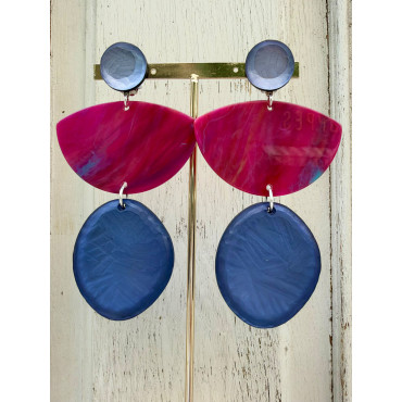 LUNA Bordeaux bleu - Francine BRAMLI Paris