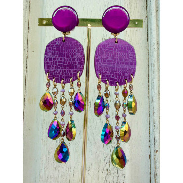 GIRAFE Pampilles Violet - Francine BRAMLI Paris