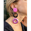 DONUT Fuchsia Créole noire - Francine BRAMLI Paris