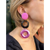 DONUT Fuchsia Créole noire - Francine BRAMLI Paris