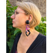KEREN Maillons prune rose noir - Francine BRAMLI Paris