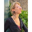 SANDY pampilles PM, noir & rose - Francine BRAMLI Paris