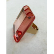 Bague MIROIR rose - Francine BRAMLI Paris