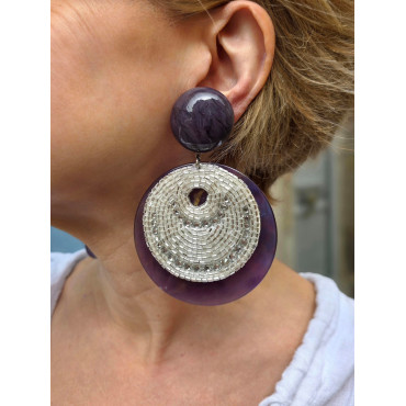 RAINBOW LUNA Violet - Francine BRAMLI Paris