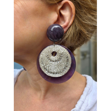 RAINBOW LUNA Violet - Francine BRAMLI Paris