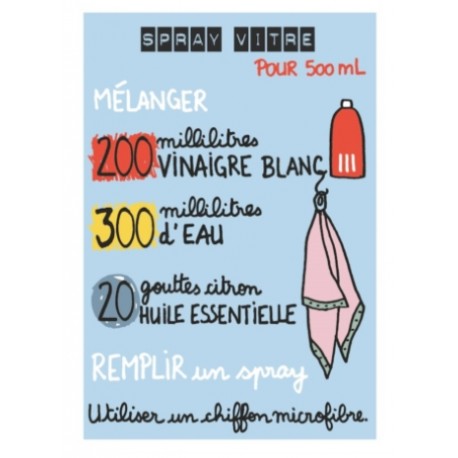 Magnet Recette SPRAY VITRE - DLP