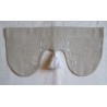 Paire de Cantonnières Lin Naturel 35 x 17 Festonnée    Rideau N°49