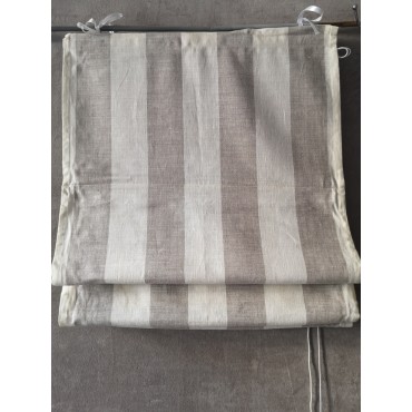 Store Bâteau Lin RAYE ECRU/BEIGE 60 x 150   Rideau N°320