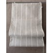 Paire de Stores Bâteau Lin Gris/Blanc  45 x 150  Rideau N°323