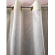 Voile Filet Polyester Blanc LEA D'AUBRAY Anneaux 135 X 270   Rideau 408