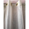 Voile Filet Polyester Blanc LEA D'AUBRAY Anneaux 135 X 270   Rideau 408