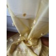 Rideau Organza Jaune Pompons 110 X 250 N°412