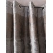 Paire de Rideaux Gris/Beige Voile  LEA D'AUBRAY 135 X 270 N°425