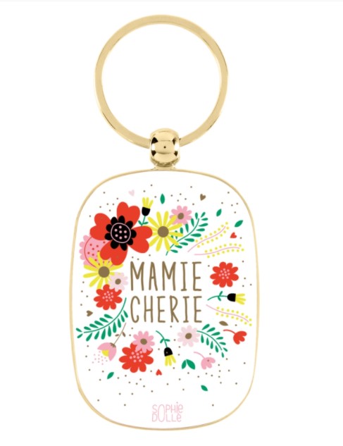 Porte clés Mamie Chérie