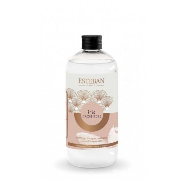 Recharge IRIS CACHEMIRE 500ml - ESTEBAN pour Bouquet Parfumé