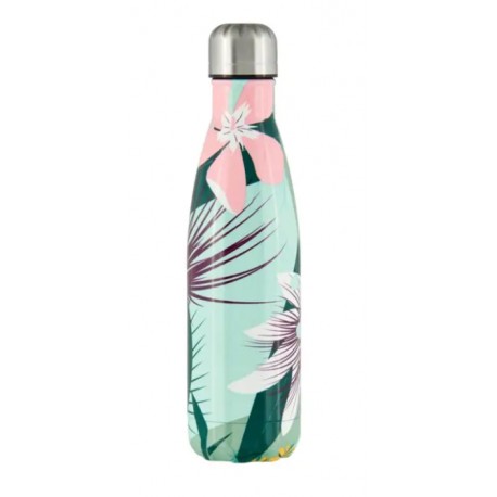 Bouteille Isotherme Fleurs Exotiques - DLP