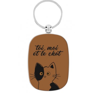 Porte Clés TOI MOI et le CHAT - DLP