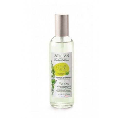 CITRONNELLE & MENTHE Vaporisateur 100ml - ESTEBAN