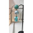 Clips BETY turquoise perle de Majorque - Francine BRAMLI Paris Bijoux
