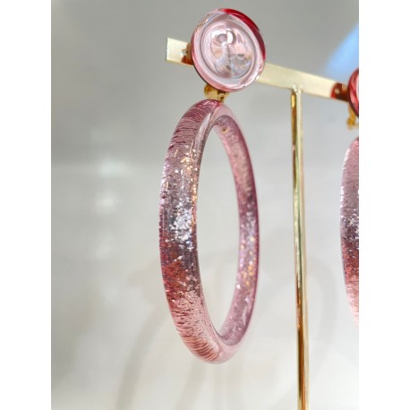 L'EPOUSTOUFLANTE Rose - Francine BRAMLI Paris Bijoux