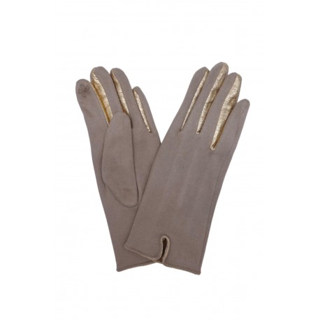 GANTS Beige entre doigts doré TU