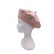 BÉRET Rose Angora Laine