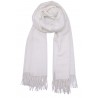 ECHARPE Cachemire Blanc