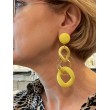KEREN Maillons jaune nacré & trspt - Francine BRAMLI Paris