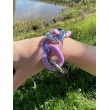 Bracelet ALESSIA Maillons argent/mauve - FRANCINE BRAMLI PARIS