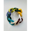 Bracelet TONY Maillons multicolores - FRANCINE BRAMLI PARIS