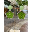 ETOILE ramboutan Vert - Francine BRAMLI Paris boucles d'oreilles