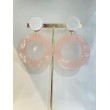 MAELYS Acétate Rose - Francine BRAMLI Paris, boucles d'oreilles