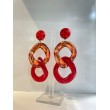 KARINE Rouge/Orange gelé - Francine BRAMLI Paris