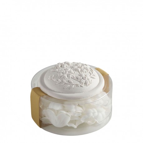 Boîte de pétales de savon blc parfumés Rose - MATHILDE M