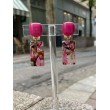 CLAUDIE Rose Acétate - Francine BRAMLI Paris Bijoux