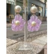 FLEUR rose et nacre - Francine BRAMLI Paris Bijoux