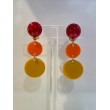 ROMA Rouge orange jaune - Francine BRAMLI Paris