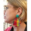 TREFLE Multico Cabochon vert - Francine BRAMLI Paris