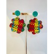 TREFLE Multico Cabochon vert - Francine BRAMLI Paris