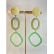 ZINA Jaune & vert pâle - Francine BRAMLI Paris
