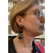 COUMBA 2 perles marron & ethnique - Francine BRAMLI Paris