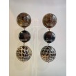 COUMBA 2 perles marron & ethnique - Francine BRAMLI Paris