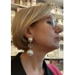 BENIE Perles Nacrée et transparente facettée - Francine BRAMLI Paris