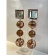 AMINA 3 perles marrons & facettées - Francine BRAMLI Paris