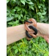 ANTHONY Maillons Noir & mat, doré pailleté - FRANCINE BRAMLI Paris bracelet