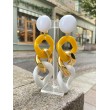 KARINA Maillons Jaune, blanc & doré - Francine BRAMLI Paris