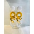 KARINA Maillons Jaune, blanc & doré - Francine BRAMLI Paris
