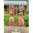 MANEA nacre rose Cabochon miroir - Francine BRAMLI Paris