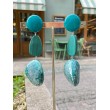 MAHIE nacre Turquoise - Francine BRAMLI Paris